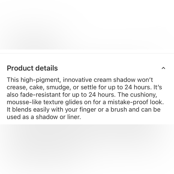 Smashbox Always On Shimmer Cream Shadow 10ml - Picture 3 of 3